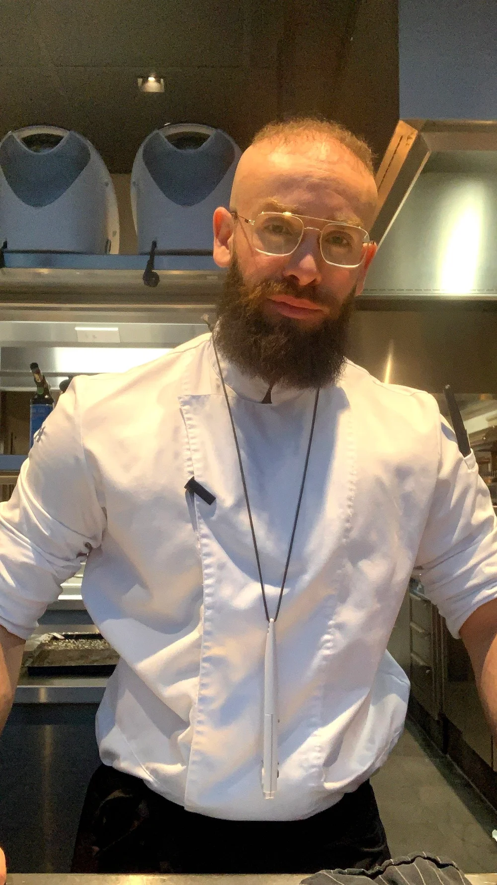 Chef Adam, owner and chef at HAWAWSHI